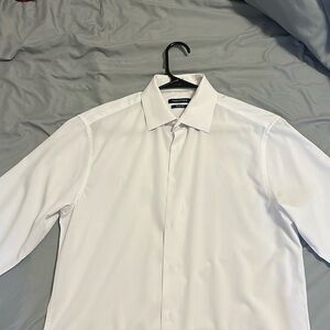White Nautica slim fit dress shirt